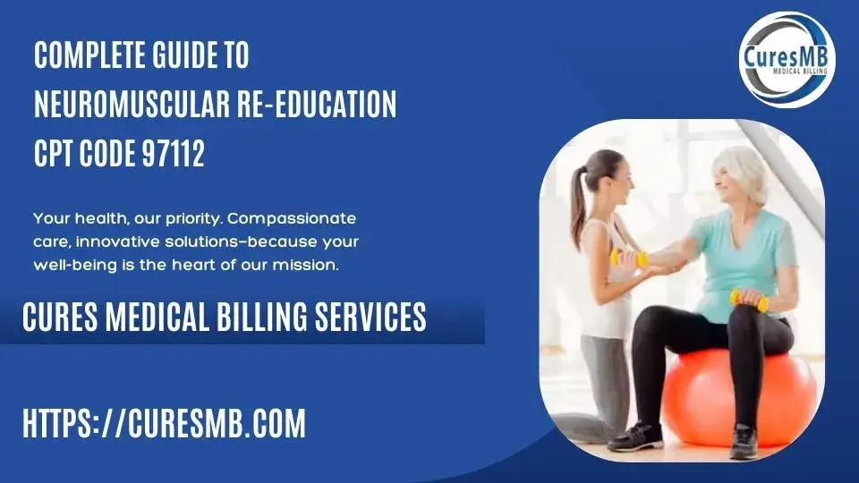 This image represent the Neuromuscula Re-education about billing process.