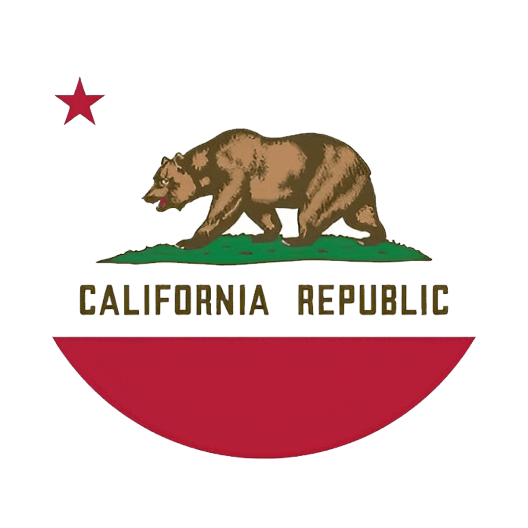 flag represent the California sate