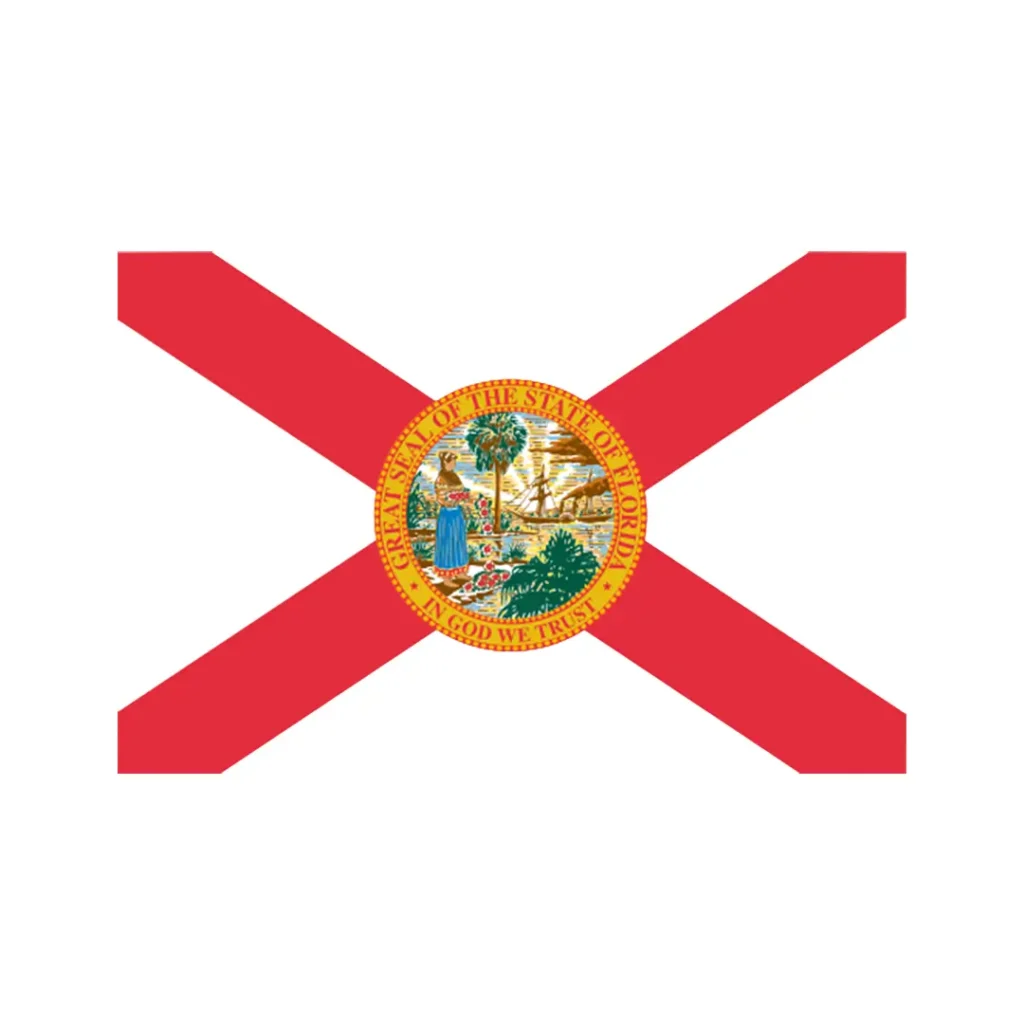 this flag image represent the florida state