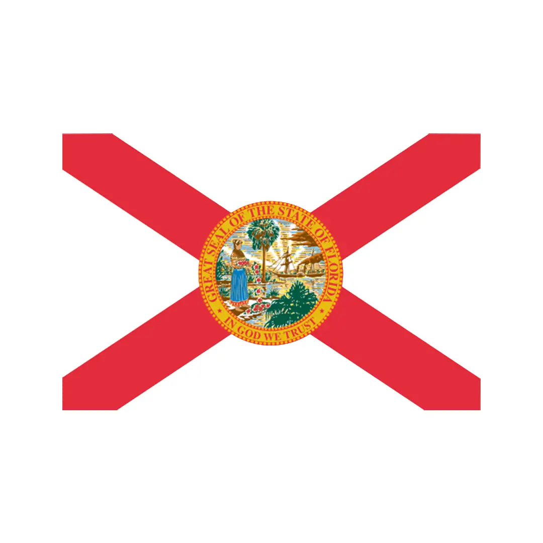 this flag image represent the florida state