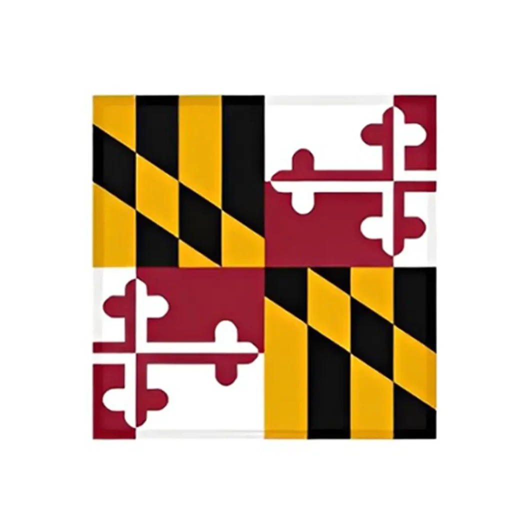 this flag image represent the Maryland state