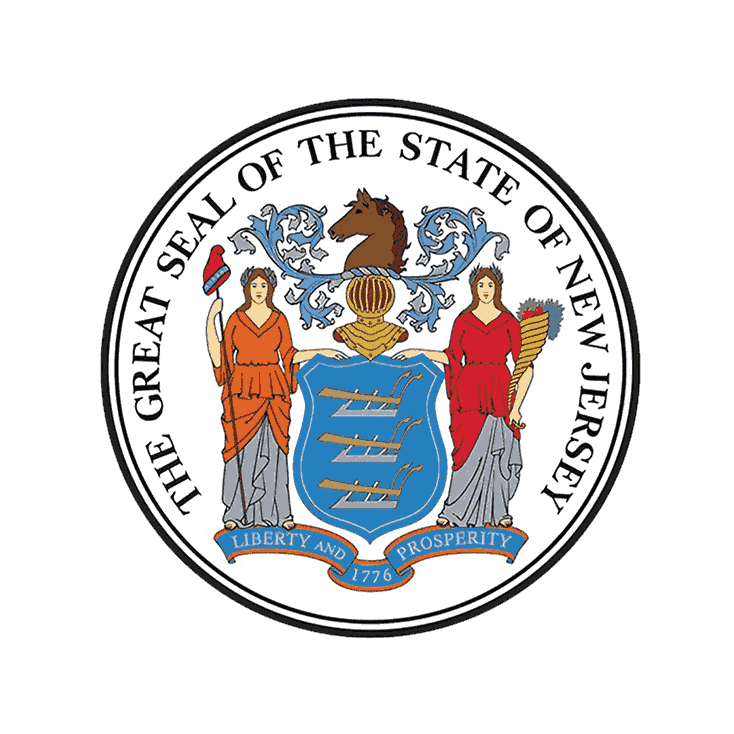 flag represent the New Jersey state