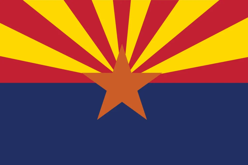 flag represent the Arizona state