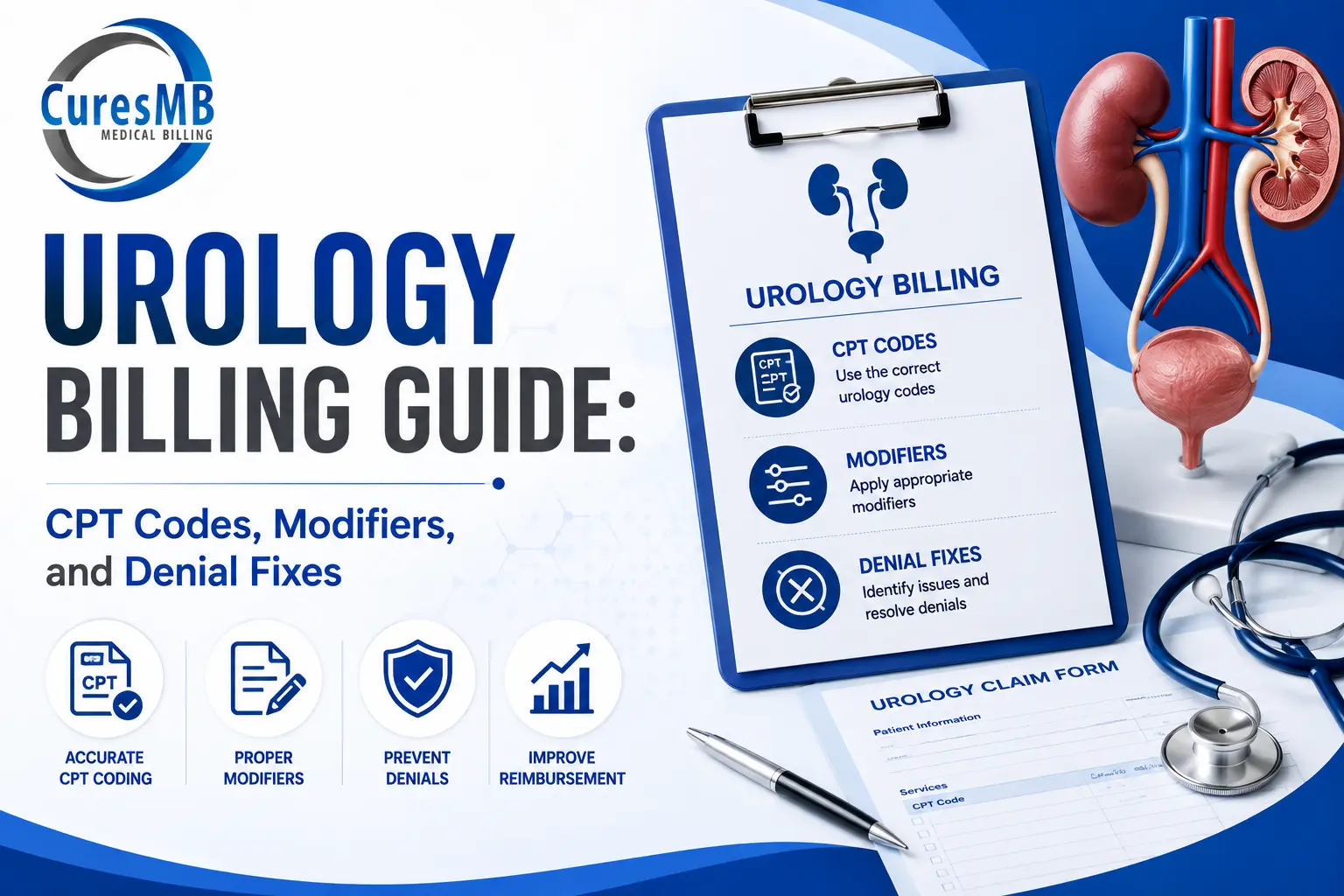 Urology Billing Guide: CPT Codes, Modifiers, and Denial Fixes